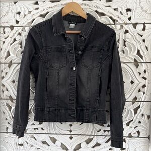 Venus Black Denim Jacket - Medium